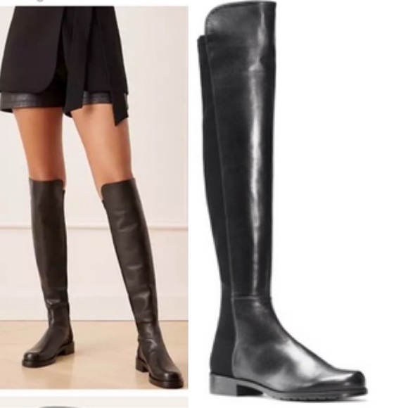 Stuart Weitzman 5050 Napa leather boots nwob 6 - Picture 1 of 4
